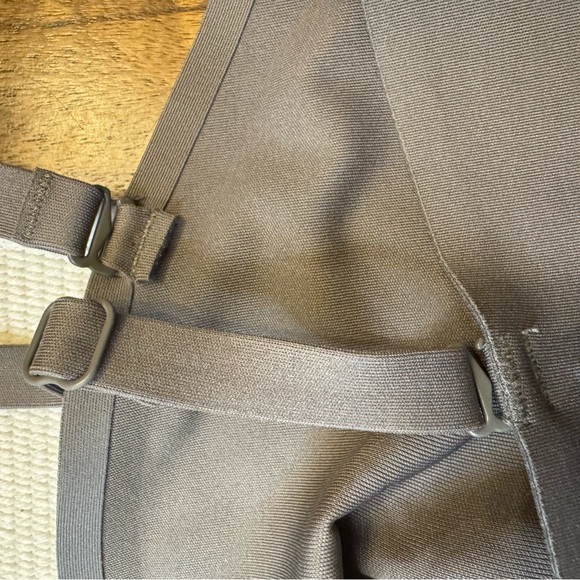 SKIMS Bonded Corset Top in Steel - Picture 6 of 7